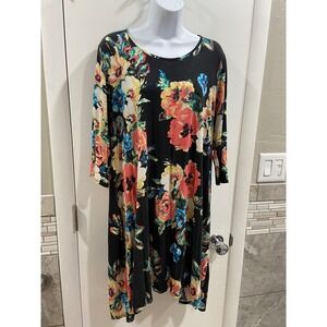 Floral Dress with Pockets